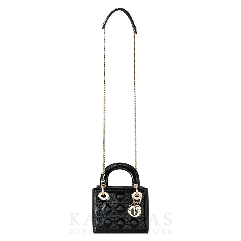 CHRISTIAN DIOR(USED)크리스찬디올 페이던트 레이디디올 미니 백